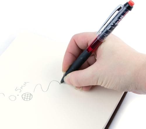 Pentel Q-Erase 0.5mm QE420 Mechanical Pencil | Long Lasting Jumbo Eraser With Retractable Mechanism & Ribbed Grip (Body Color May Vary, Pack of 4) 4