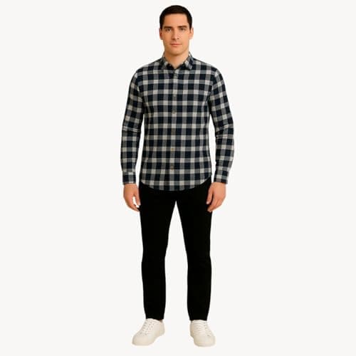 Pepe Jeans Black Checks Mens Shirts 3