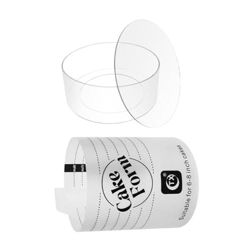 HEAVENGLOW Acrylic Cake Form Practical Easy to Use DIY Multifunctional Cake Making Tool 8 inch|Home & Garden | Kitchen, Dining & Bar | Baking Accs. & Cake Decorating |1 Set Acrylic Cake Form 3
