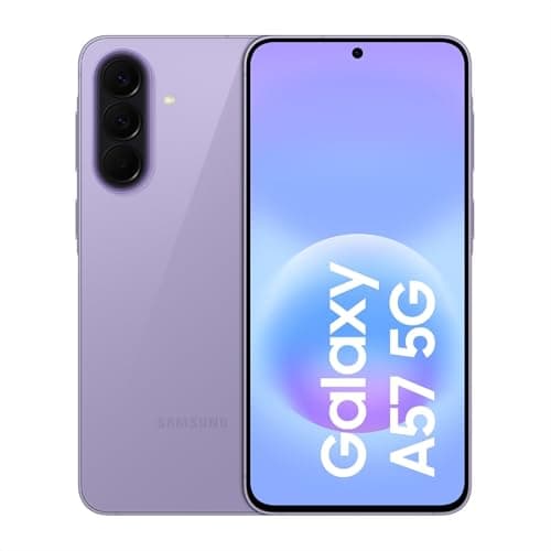 Samsung Galaxy A57 5G (Awesome Lilac, 12GB RAM, 256GB Storage), Agentic AI, Triple Camera with Nightography Video, 2 Days Battery Life, 6 Gen OS Upgrades, IP68, 6.9mm Sleek, with No Cost EMI