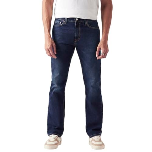 Levi's Men's 517 Dark Indigo Bootcut Fit Mid-Rise Jeans