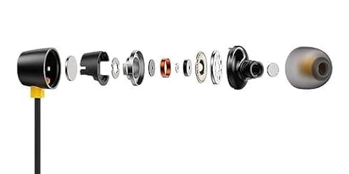 Buds 2 Neo Wired in-Ear Earphones with Mic | Stereo Sound Headphones for Calls & Music – Compatible with Realme, Samsung, OnePlus, Redmi, Vivo, Oppo – Black-OEM 2