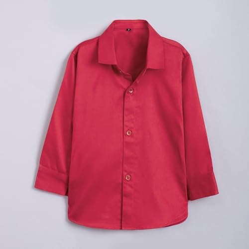 Hopscotch Boys Full Sleeves Black 3-Piece Formal Shirt with Blazer Pants (3-4 Years) 4