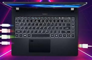 acer Travelmate Laptop Intel Core i7-1255U Processor (8GB DDR4/ 512GB SSD/Intel Iris Xe Graphics/Win11 Home/MS Office Home and Student/ TMP214-54 with 35.56 cm (14.0") Full HD Display 2