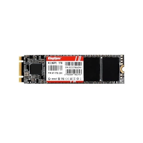 KingSpec 1TB SATA III 6 Gb/s M.2 (2280) 3D NAND NGFF Internal Solid State Drive NT-1TB