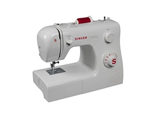 SINGER 2250 Tradition Zig-Zag Sewing Machine, 10 Built-in Stitches, 23 Stitches Functions (White) with 70W Powerful motor & Feed dog with 106 Teeth in 6 Rows-Get Free Online Interactive Class 2