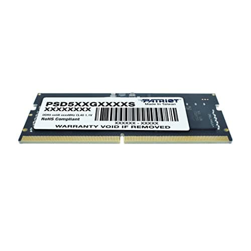 Patriot Memory Signature Line DDR5 16GB (1 x 16GB) 5600MHz SODIMM Single PSD516G560081S 5