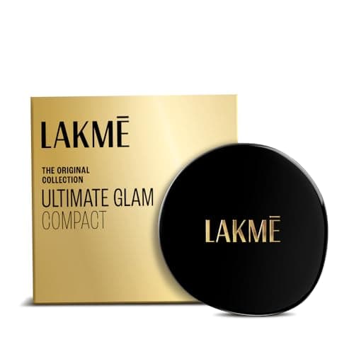 Lakme Ultimate Glam Compact, Skin Lightening Compact Powder, Matte Oil Control for 12 Hrs Face Makeup, with Vitamin B3, (OG Collection)