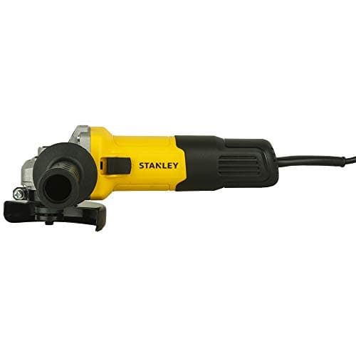STANLEY SG7100-IN SLIM Small Angle Grinder, 179 mm Gripping Girth, 750 W High Performance Motor, 100mm Disc Diameter, Burst-Proof Guard And Spindle Lock, 1 Year Warranty