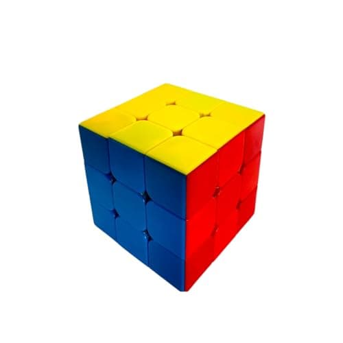 Premium 3x3 Cube – Smooth Rotation Speed Cube Puzzle Toy for Kids & Adults | Stickerless High-Speed Magic Cube | Brain Teaser & Stress Relief