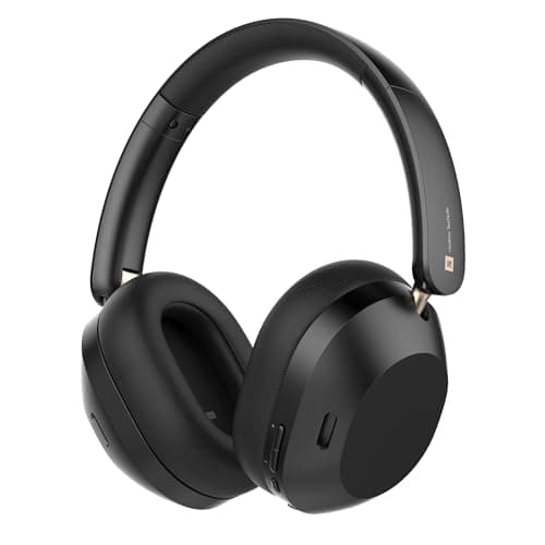 realme TechLife Studio H1 Over The Ear Over Ear Wireless Headphone with 70Hours Playtime 360° Spatial Audio, 40mm Drivers, 80ms Superlow Latency, 43 dB Adaptive ANC-Black