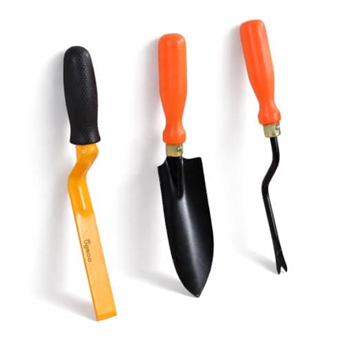 Ugaoo Gardening Tools Kit for Home Garden – 3 Pcs Garden Tools Set with Khurpi, Trowel, Weeder | Heavy Duty Planting Accessories, Plant Tools, Garden Accessories for Home Gardening