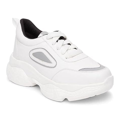 Longwalk Women and Girls Sneakers (6 UK/India 39 Euro) White 3