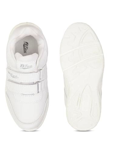 Bata Unisex Velcro School Shoes - White (2 UK) (4511111) 5