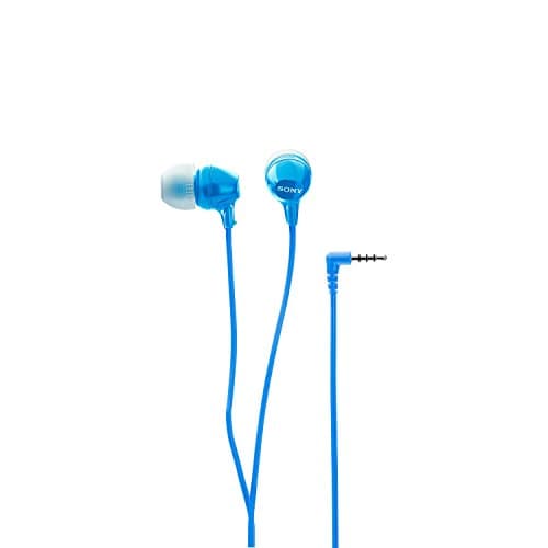Sony MDR-EX14AP Wired in Ear Headphone with Mic (Blue) 2
