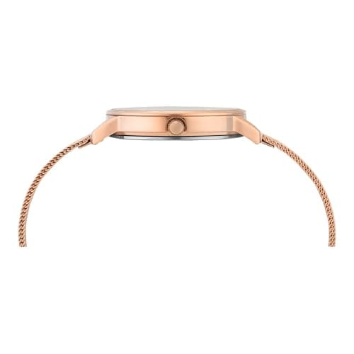 TIMEX Analog Watch for Women with Green Round Dial & Rose Gold Stainless Steel Bracelet Band Water Resistant Women's Wrist Watches - TWEL15625 3