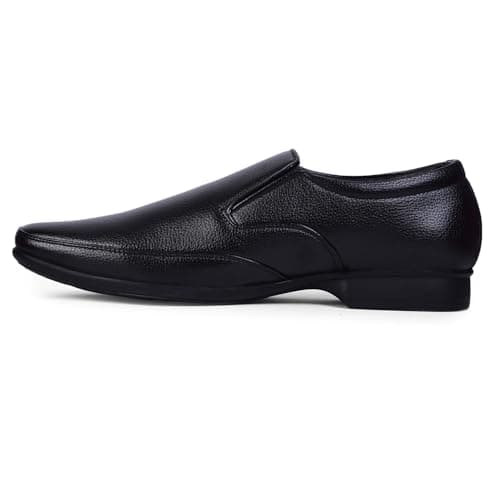 Liberty Fortune HOL-132E Formal Non-Lacing Moccasin Shoes for Men - Formal Shoes for Men – Stylish, Cushione – Business, Wedding, Office Wear – Black, Brown, Tan – Lightweight & Comfortable 4