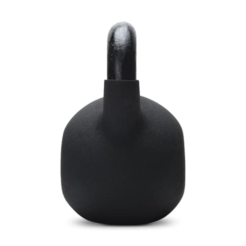 Jimwalt Jimwalt Premium Neoprene Coated Solid Kettlebell - Non Slip Grip| Reach Compliant| From the House of Healthycliq| Sedex Certified| Strength & Cross Training Weight for Home Gym (20KG) 3