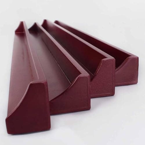 ATORSE® 4Pcs Wooden Mahjong Tiles Racks Mahjong Tool for Holiday Home 450x30x5mm 2