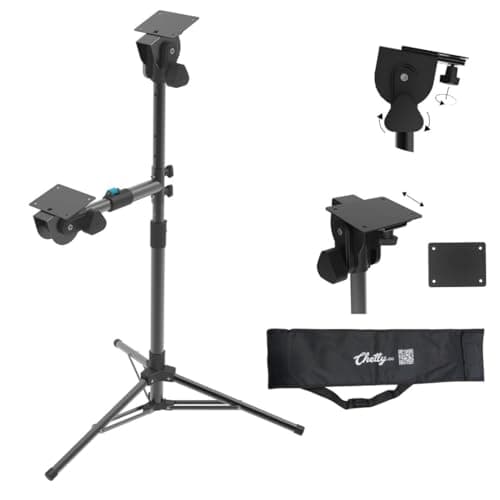 Chetty PS3 Octapad Tower Stand, Adjustable Tower Stand with Snaplock System, Portable Design with Carrying Bag