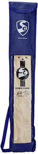 SG Scorer Classic Cricket Bat for Mens and Boys (Beige, Size -5) | Material: Kashmir Willow | Lightweight | Free Cover | Ready to Play | for Intermediate Player | Ideal for Leather Ball 4