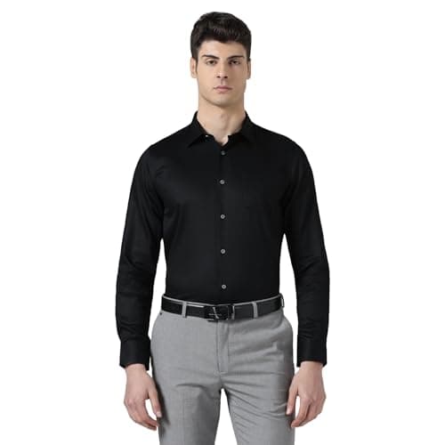 Blackberrys Men India Slim Fit Formal Shirt Black