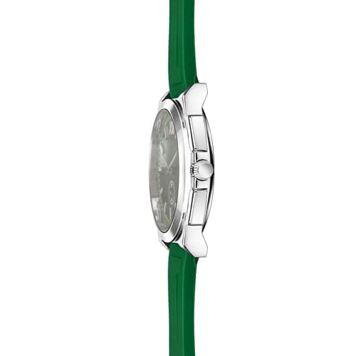 styledose Men’s Analog Watch with Black Dial & Silicone Strap | Premium Stainless Steel Case | Waterproof Casual & Formal Wrist Watch for Men | Stylish Luxury Quartz Watch (Green) 2