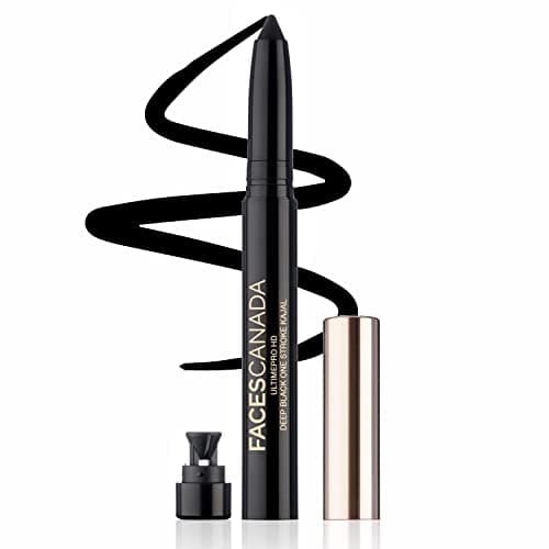 FACESCANADA Ultimepro Hd Deep Black One Stroke Pencil Kajal 1.4G & Magneteyes Kajal - Black, 0.35G, Matte Finish 2