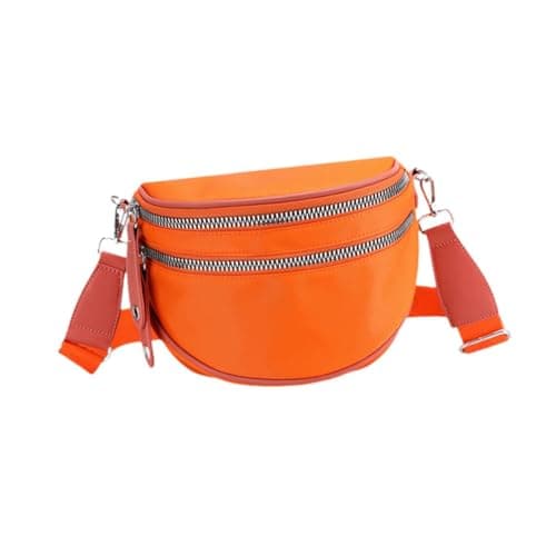 ATORSE Women Shoulder Bag Travel Purse Handbag For Vacation Traveling Party Orange 5