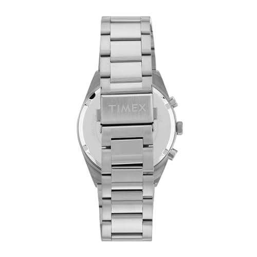 TIMEX Analog Watch for Men with Teal Dial & Silver Stainless Steel Bracelet Band - Water Resistant Men's Wrist Watches -TWEG297SMU04 3