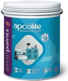 Asian Paint Apcolite Premium Emulsion White Interior/Exterior Emulsion – Smooth Finish | Wide Colour Range, Washable | 4 Liter (White)