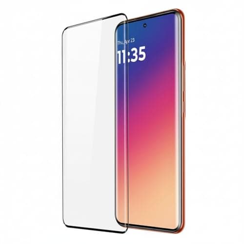 YOFO Premium HD+ Full Glue Tempered Glass For Motorola Edge 60 Fusion Full Glue Curved Glass 100% Fingerprint Working with self installation kit (NON UV GLASS) 2