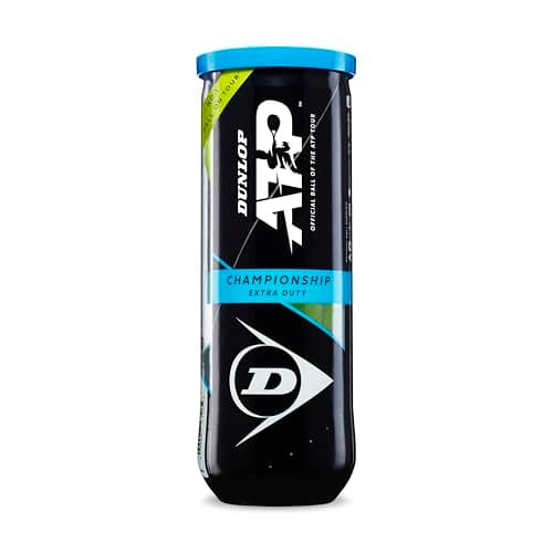 Dunlop Championship Extra Duty Rubber Tennis Balls, Yellow