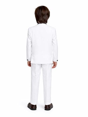 Earth Conscious Boys Embroidered Jodhpuri Suit Set | Full Sleeve Blazer with Pants | Premium Indo-Western for Kids | Perfect for Weddings | Ethnic Wear Dress for Baby Boys 10-11 Years 2