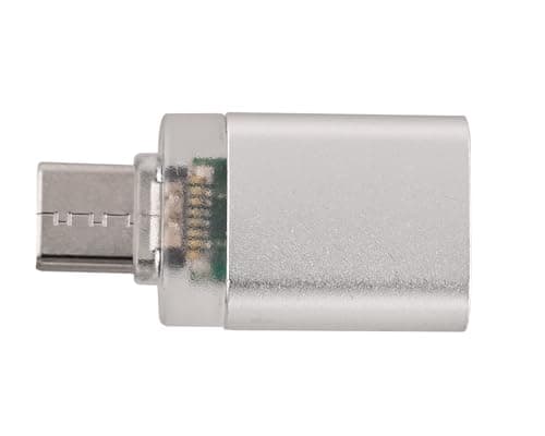 RODMED USB Type C Male 3.0 to Female OTG Adapter with Light Indicator Compatible with All Type C Enabled Devices (with Light Indicator) Multicolor 5