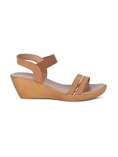Bata LILLE Women's Wedge Heel Sandal - OLIVE 6 UK (6617015) 3