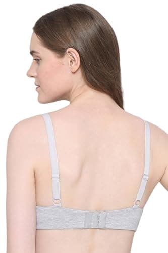 Wacoal Women’s Basics Essentials|Padded|Wired|3/4th Cup|Everyday Wear|Comfort Fit|T-Shirt Bra Grey (34D) 3