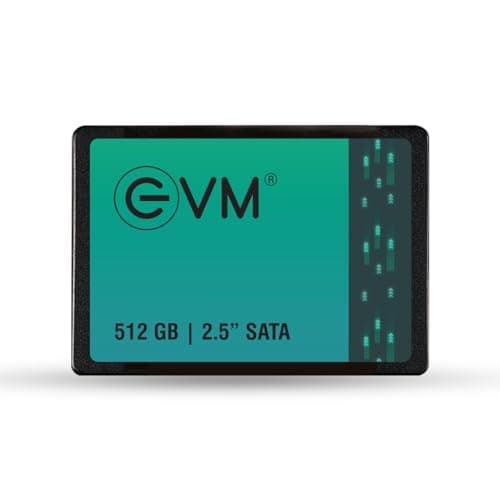EVM 512GB 2.5 Inch SATA III Internal SSD | Up to 550MB/s Read 500MB/s Write | High Speed Storage for Laptop Desktop | 5 Year Warranty (EVM25/512GB)