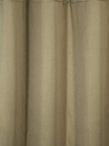 Home Sizzler 1 Piece 100% Blackout Eyelet Polyester Long Door Curtain, 9ft, Beige 4