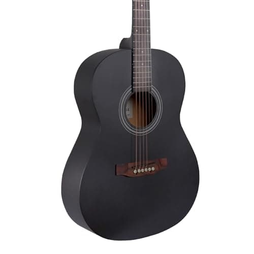 Kadence BB01-BK Acoustica 39" Acoustic Guitar | Dreadnought | Comes with Bag | Includes Learning Course | Black 2