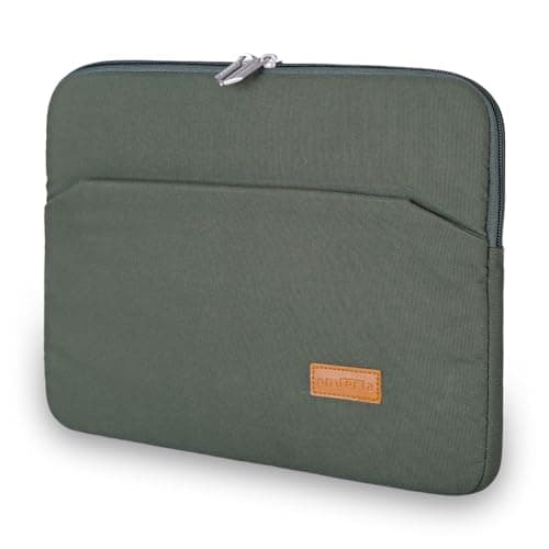 Protecta | Grace | Sleeve for MacBook | Air 15" | Olive | Protective Case | Padded Cover | Water Repellent | Made in India | Lightweight | Durable 2