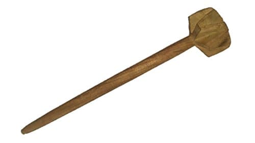 Handmade ONE PIECE Wooden Whisk Beater Wooden MATHANI RAVAI, RAVI, Hand Mixer 13 inch Size Medium for Every Kitchen uses 3
