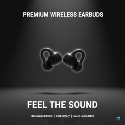 Drumstone TWS Bone Conduction Wireless Earphones – Open-Ear Bluetooth 5.3 Waterproof, 8H Playtime, Lightweight Comfort Fit for Running, Cycling, Gym & Daily Use KS 2