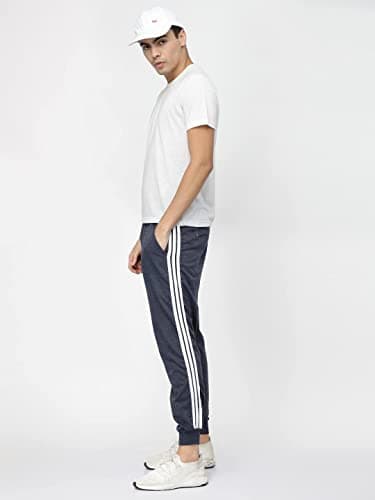 UZARUS Men's Regular Fit Joggers Trackpants (3XL, Navy) 2