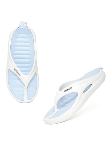 Impakto Orion Men’s Flip Flops | Lightweight Soft Cushioned Slippers | Anti-Skid Beach & Bathroom Chappal | Comfortable & Waterproof | Everyday Essentials | Removable Mid Sole for Easy Wash