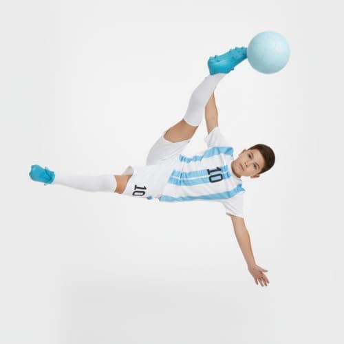 Sports Soccer Football Argen Jersey Messi 10 Home Away Kit Jersey Set T-Shirt with Shorts (Kid's,Boy's & Men) 8001_S8001 VGR47 4