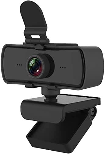 FNX®Webcam 2K HD Streaming Camera with Microphone with Privacy Shutter, for PC Video Conferencing/Calling/Gaming/Laptop/Desktop Mac