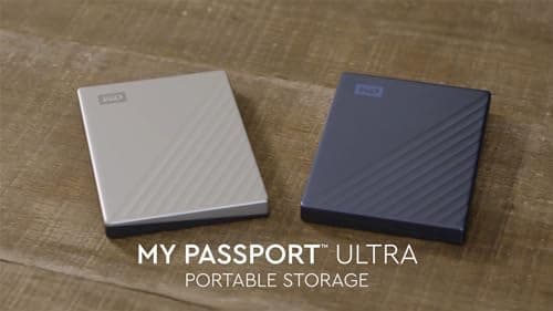Western Digital My Passport Ultra 6TB Blue- Portable Hard Drive Worldwide 5
