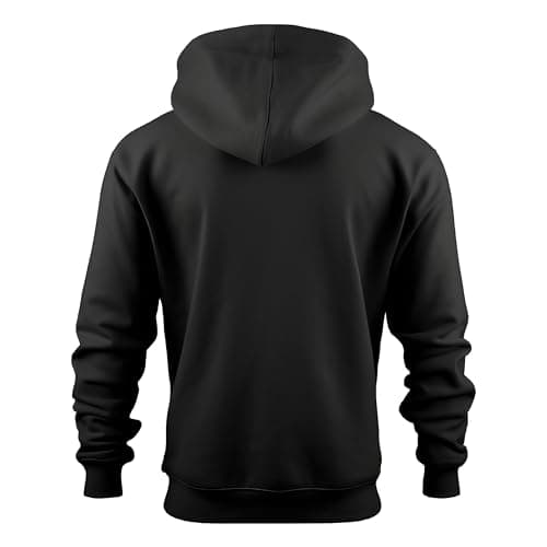 Khakey Men Fleece Hoodie | Anime Naruto Kakhashi Face Printed Trendy Stylish Hoodies | Best Winter Wear Sweatshirt with Hood (in, Alpha, XL, Regular, Black_0801) 2