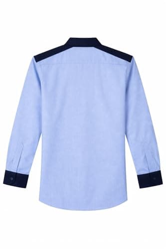 Pragati Textile HP Gas Delivery Shirt Staff Uniform Shirt Complete Uniform Set Professional Design & Branding Light Blue Colour(Small) 3